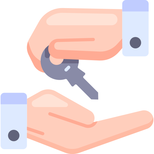 hand over