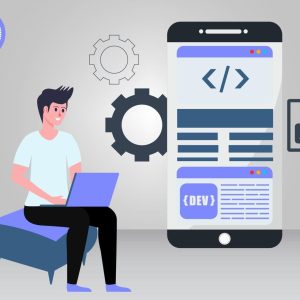 app development concept illustration free vector